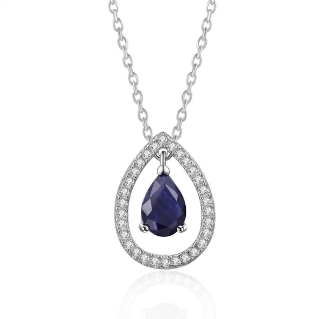 Rose Gold Plated White Cubic Zirconia Studded Pendant for Women