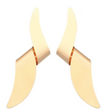 Gold Plated Twisted Hoop Earrings| gift for her | gift for girls & womens