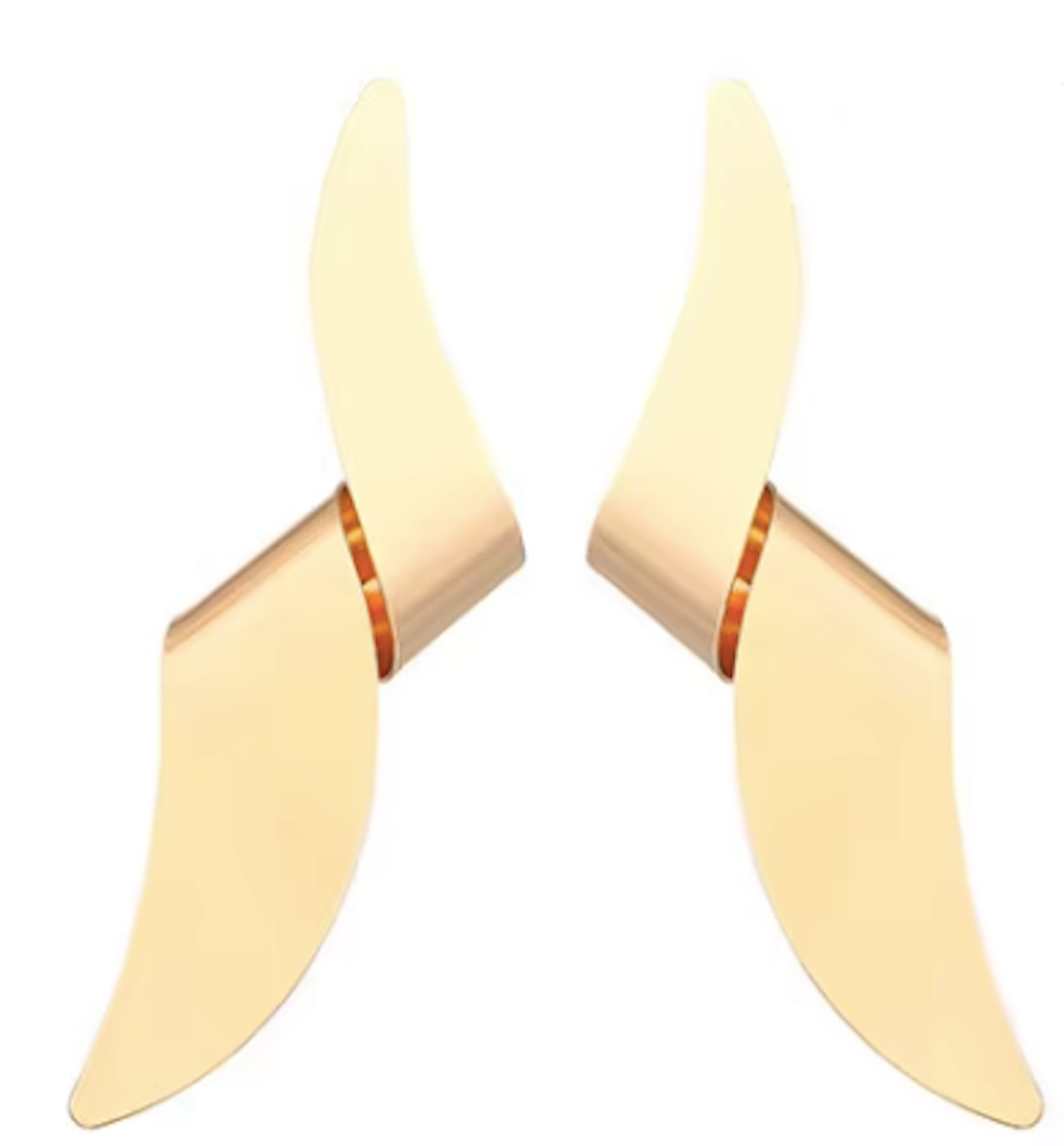 Gold Plated Twisted Hoop Earrings| gift for her | gift for girls & womens