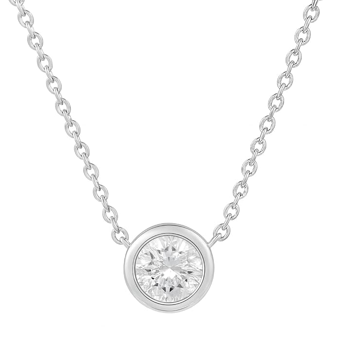 Rose Gold Solitaire Pendant