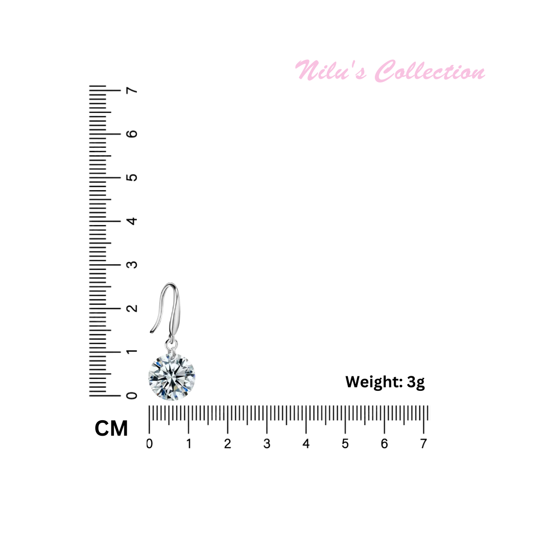 Daily Essentials Drop Earrings for Women and Girls| Value Set of CZ Drop Earrings