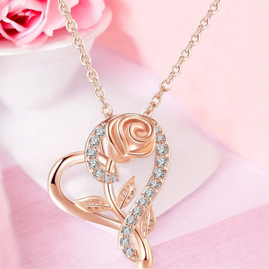 engraved heart pendant