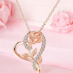 engraved heart pendant