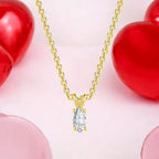 solitaire pendant women