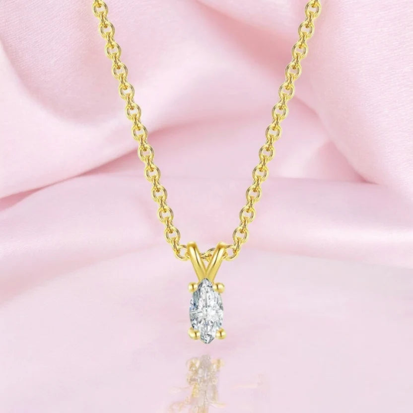 solitaire pendant women