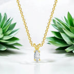 solitaire pendant women