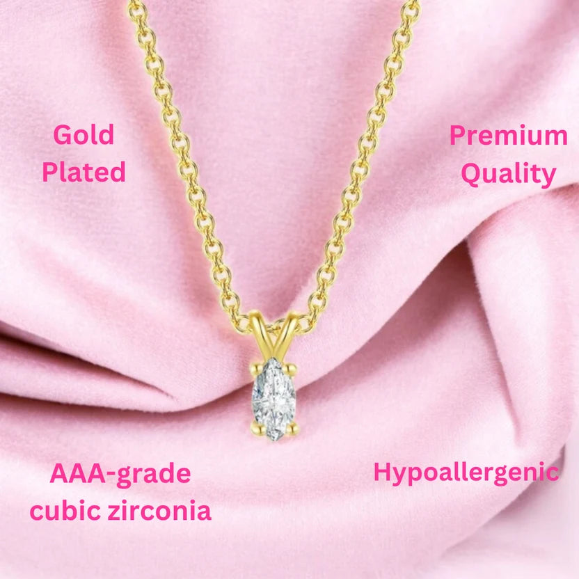 solitaire pendant women