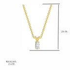 solitaire pendant women