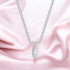 solitaire pendant women