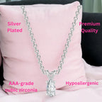 solitaire pendant women