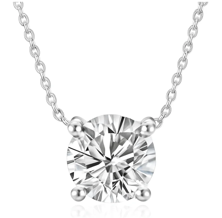 Rose Gold Plated Solitaire Pendant For Women And Girls