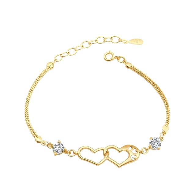Silver Plated Promise Love Bracelet