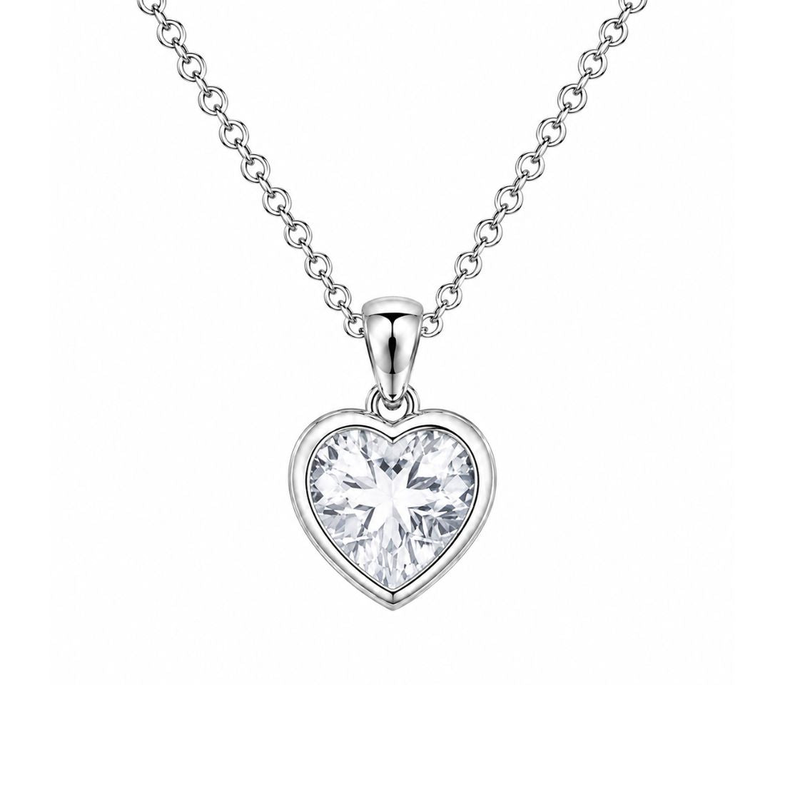 Rose Gold Heart Pendant