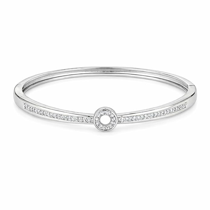 Rose Gold kada  with Sparkling Round Motif with  Sleek & Stylish for women & girls  |Office Wear |  Minimalist Appeal