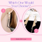 Gold Plated Geometric Triangle Long Tassel Drop Earrings for Women and Girls, Copper Triangular Drop Golden Danglers with Metal Chain (Combo)