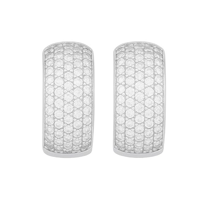 Rose Gold Plated Luxe Sparkle Ear Studs