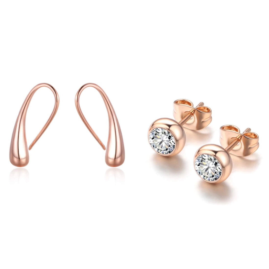 Tender Touch Duo Studs Earrings| Value Set For Girls