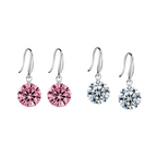 Daily Essentials Drop Earrings for Women and Girls| Value Set of CZ Drop Earrings