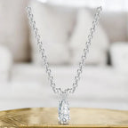 solitaire pendant women