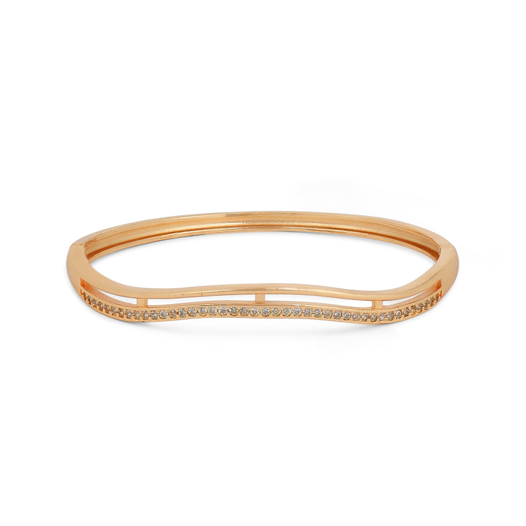 Rose Gold Plated Kada For Women And Girls