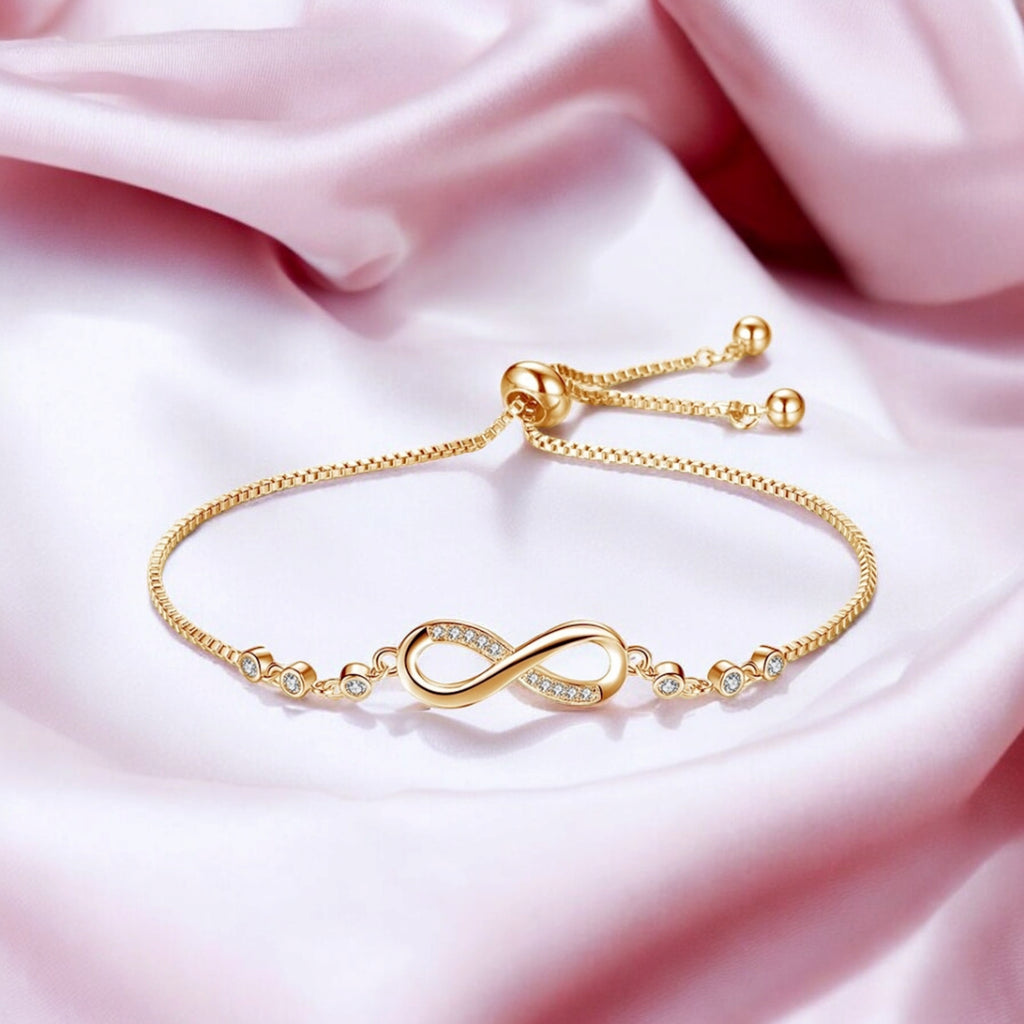 Infinity Love Bracelet for Girls|Anti Allergy| Anti Tarnish| Valentine Gift