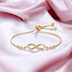 Infinity Love Bracelet for Girls|Anti Allergy| Anti Tarnish| Valentine Gift