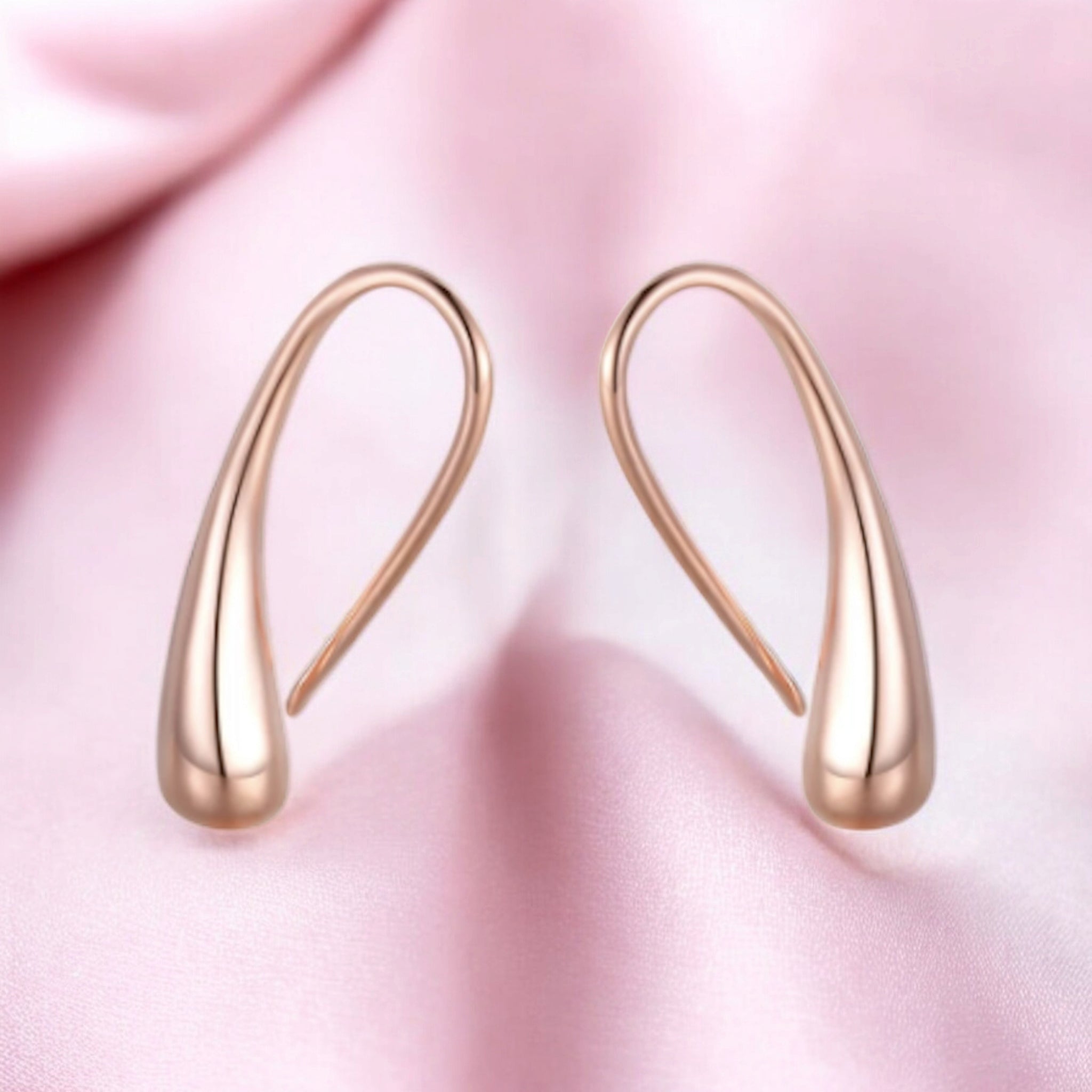 Tender Touch Duo Water Drop Studs and Crystal Hanging Earrings Value Set For Girls