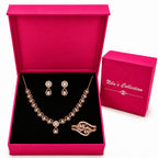 Rose Gold Jewellery Gift Set For Women