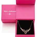 Gift Rose Gold Plated Mangalsutra With Adjustable Finger Ring for Women & Girls