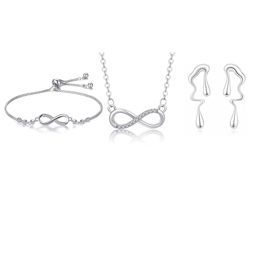 Infinity Love Jewellery Value Set for Women & Girls  |Valentine Gift