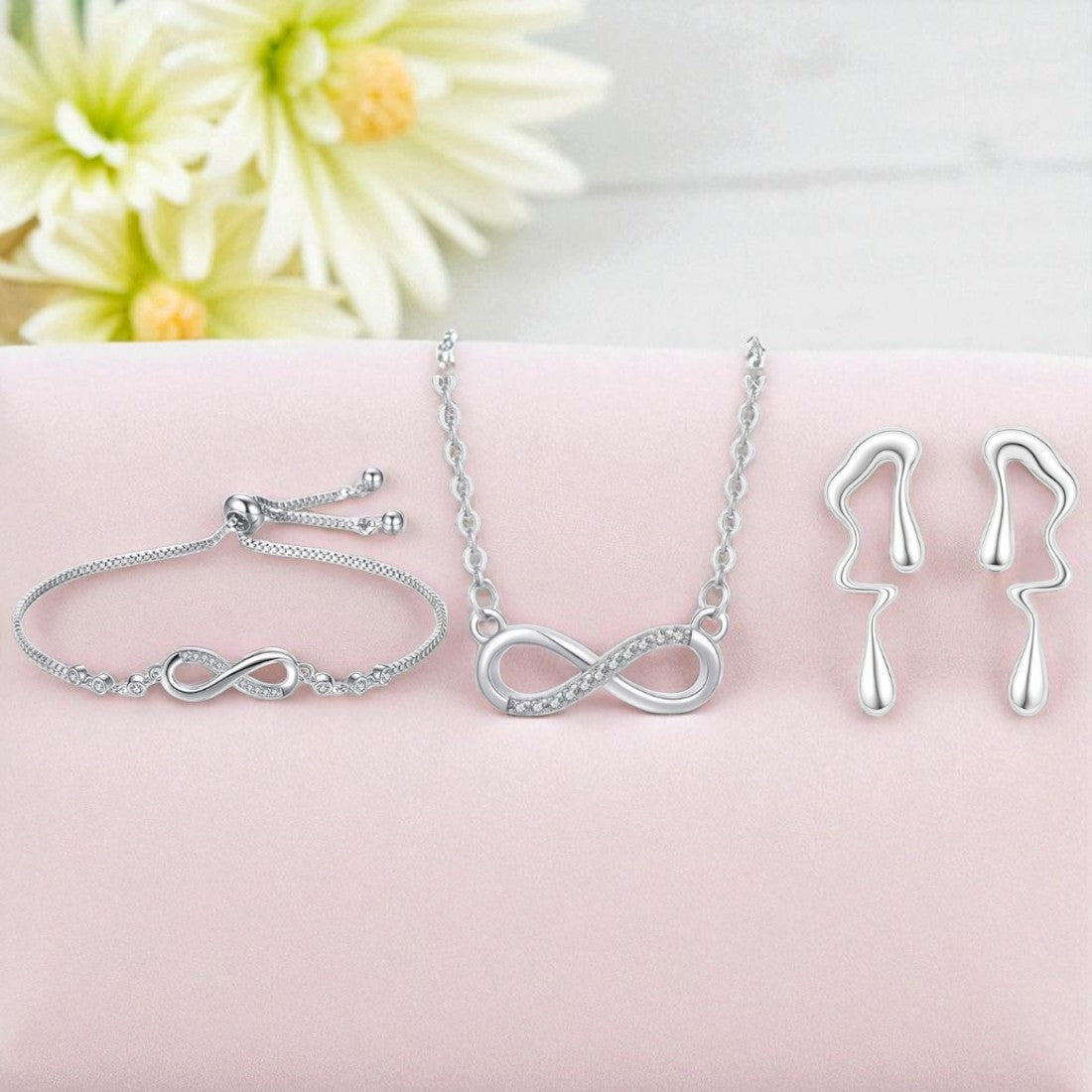 Infinity Love Jewellery Value Set for Women & Girls  |Valentine Gift