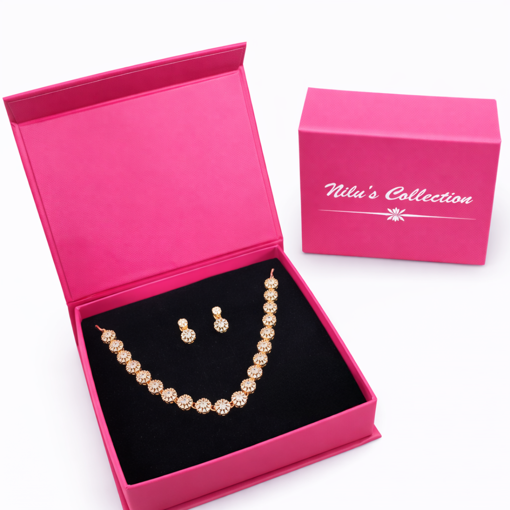 Gift Necklace Set With Ring For Women And Girls| Valentine Gift