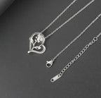 Silver Plated Heart Engraved Pendant