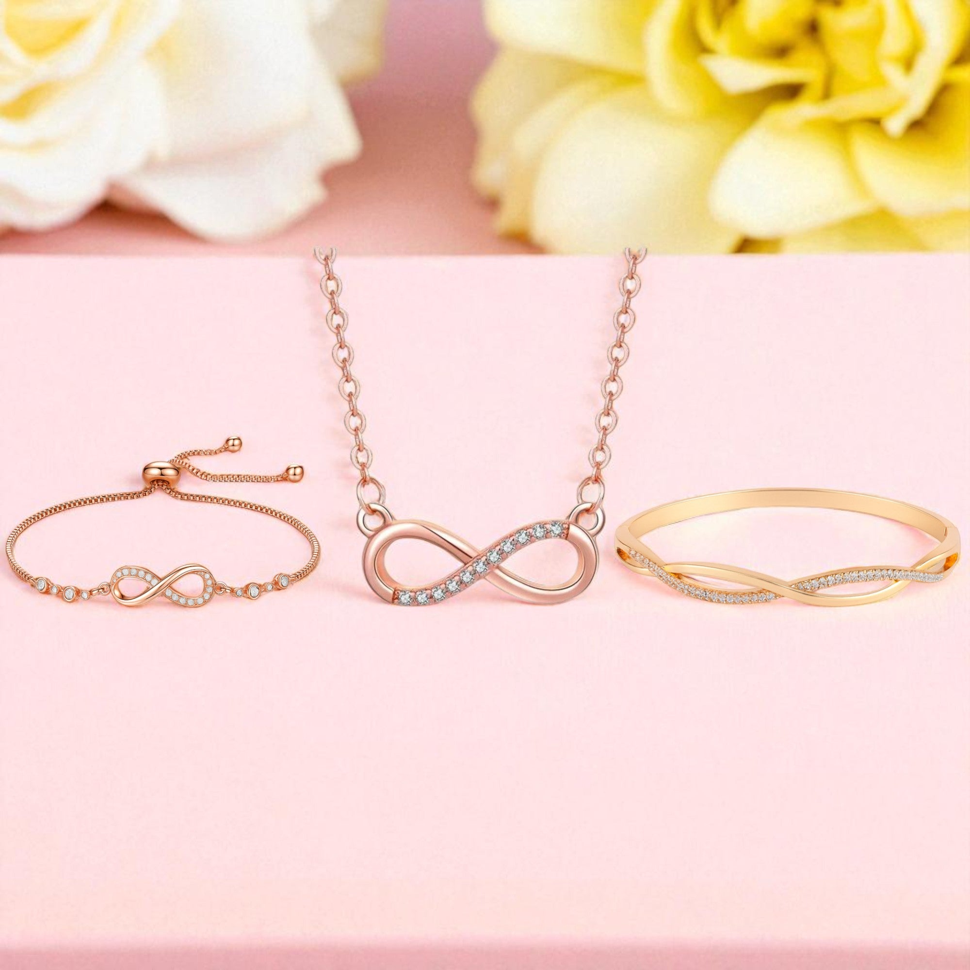 Infinity Love Jewellery Set For Women And Girls  |Valentine Gift