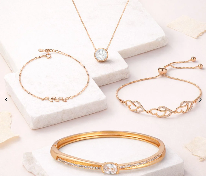 Sleek Silver Plated Leaf Bracelet