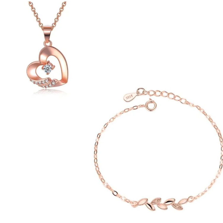 Sleek Silver Plated Leaf Bracelet