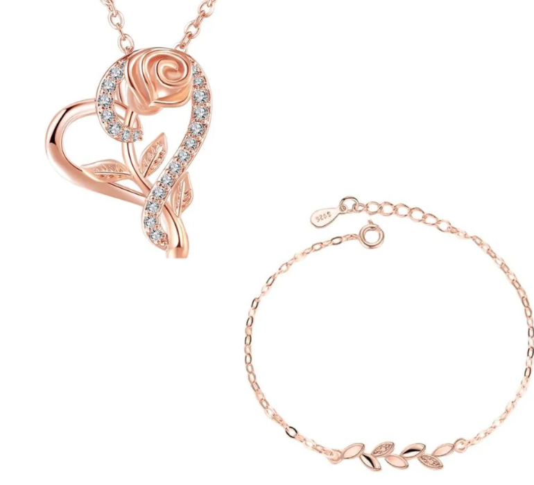 Sleek Silver Plated Leaf Bracelet