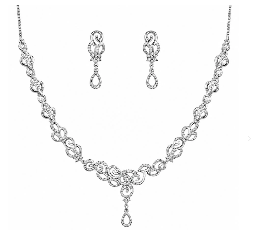 Rose Gold Plated Necklace set