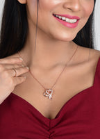 engraved heart pendant