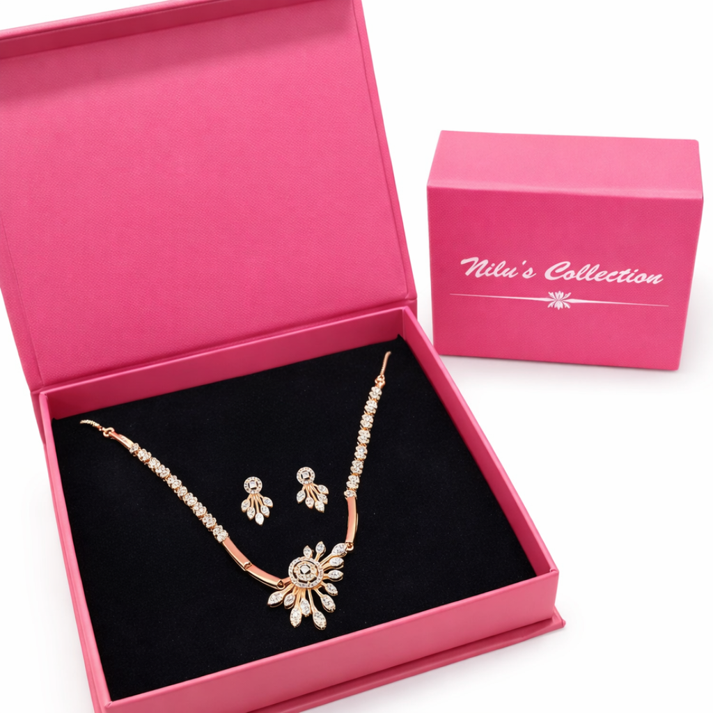 Gift Necklace Set With Ring For Women And Girls| Valentine Gift