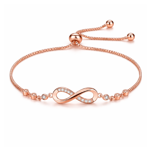 Silver Plated Infinity Bracelet