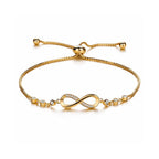 Silver Plated Infinity Bracelet