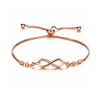 Silver Plated Infinity Bracelet