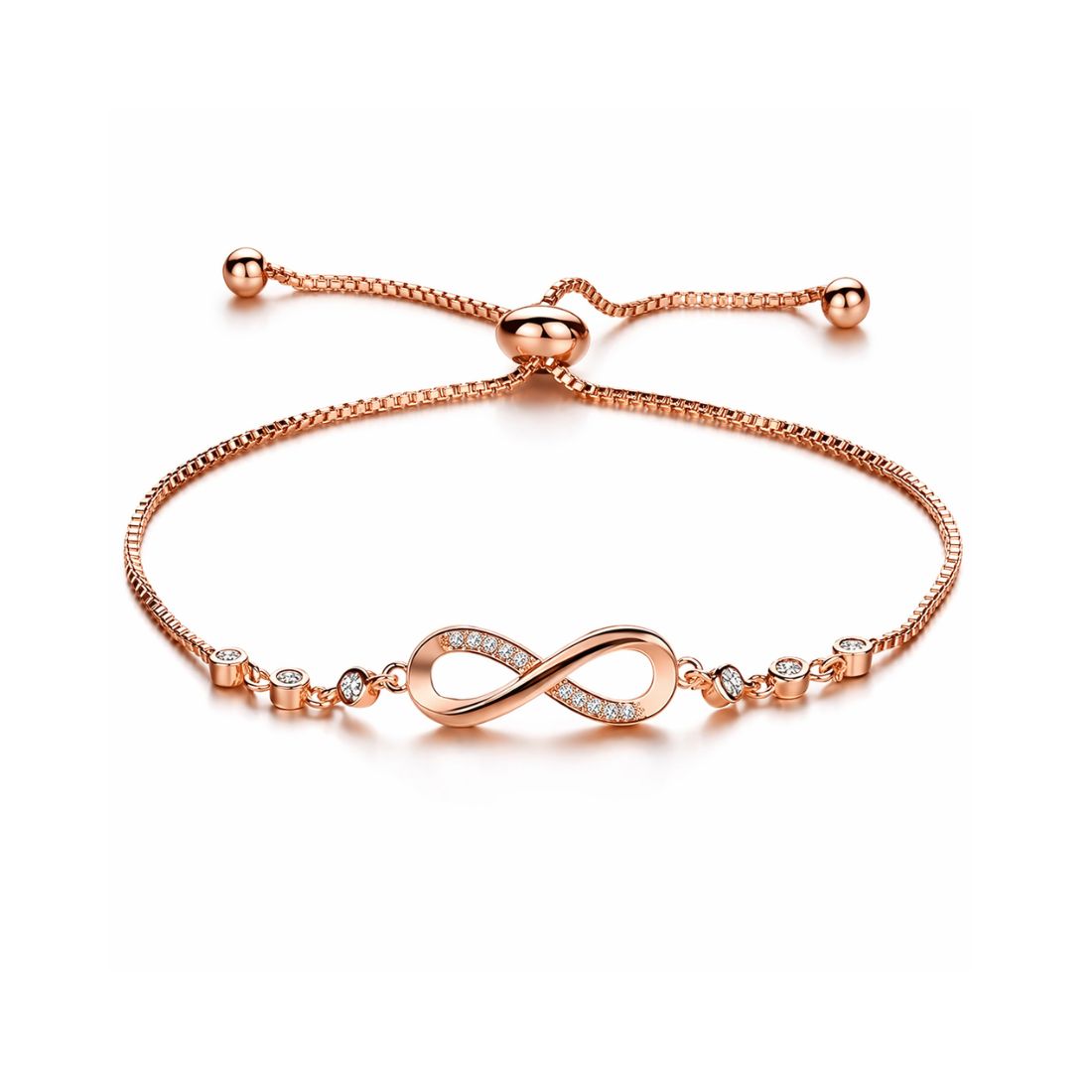 Silver Plated Infinity Bracelet