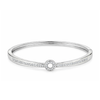 Silver Plated Minimal Sleek Hollow Kada