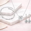 Minimal Value Set| Silver Plated With Bracelet And Earrings For Women And Girls