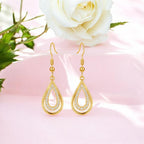 Gold Plated Drop Earrings  For Women And Girls