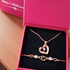 Rose Gold Love Heart Pendant