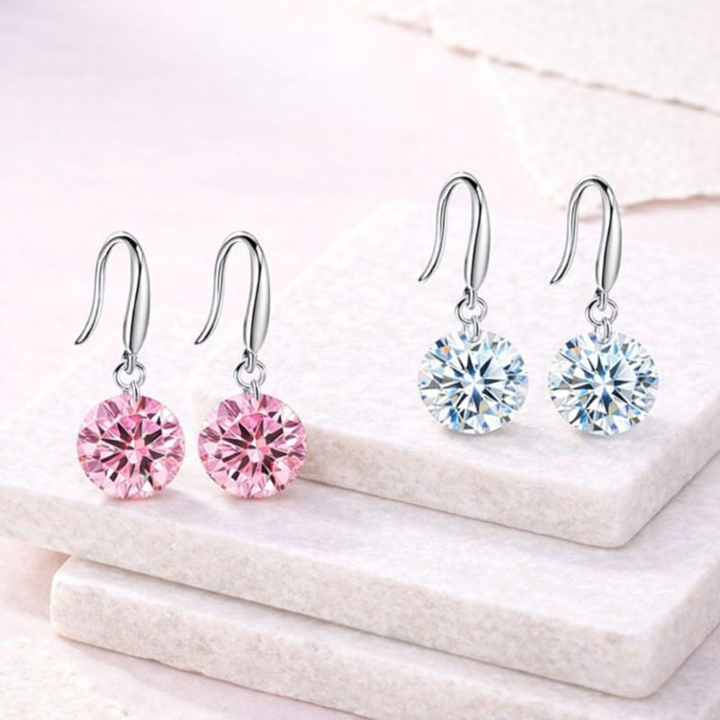 Daily Essentials Drop Earrings for Women and Girls| Value Set of CZ Drop Earrings