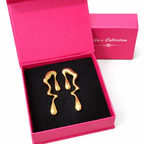 Gift Gold Plated Earrings For Women And Girls